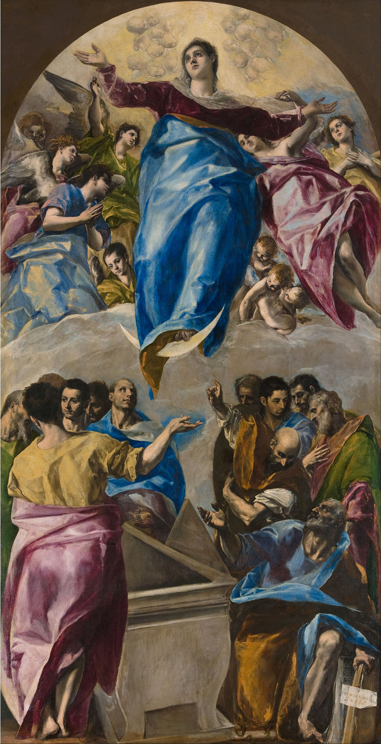 El Greco painting of the Assumption of the Virgin