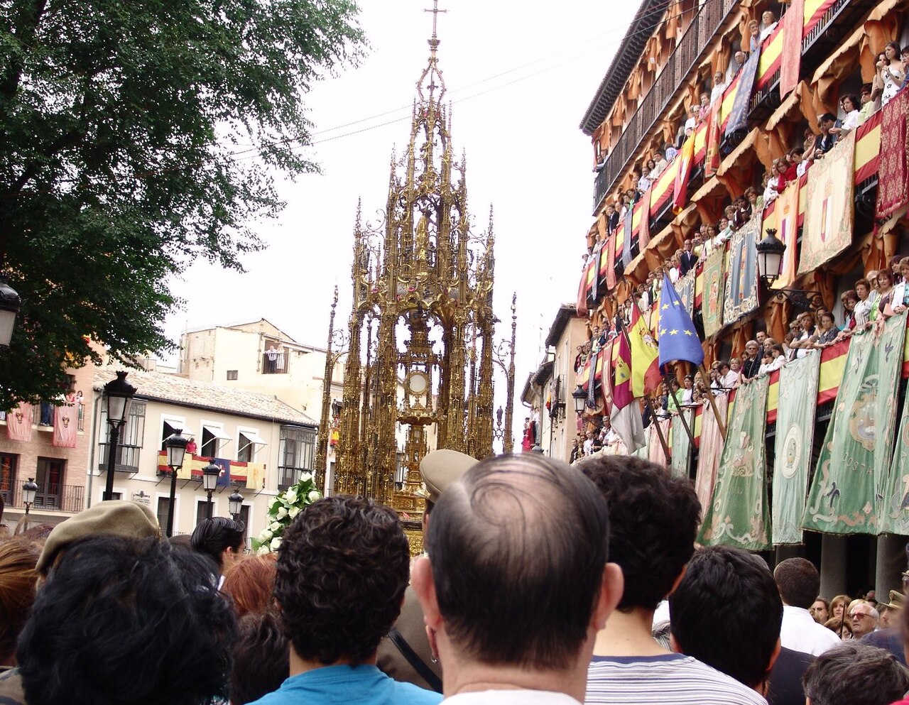 Corpus Christi monstrance procession in Toledo