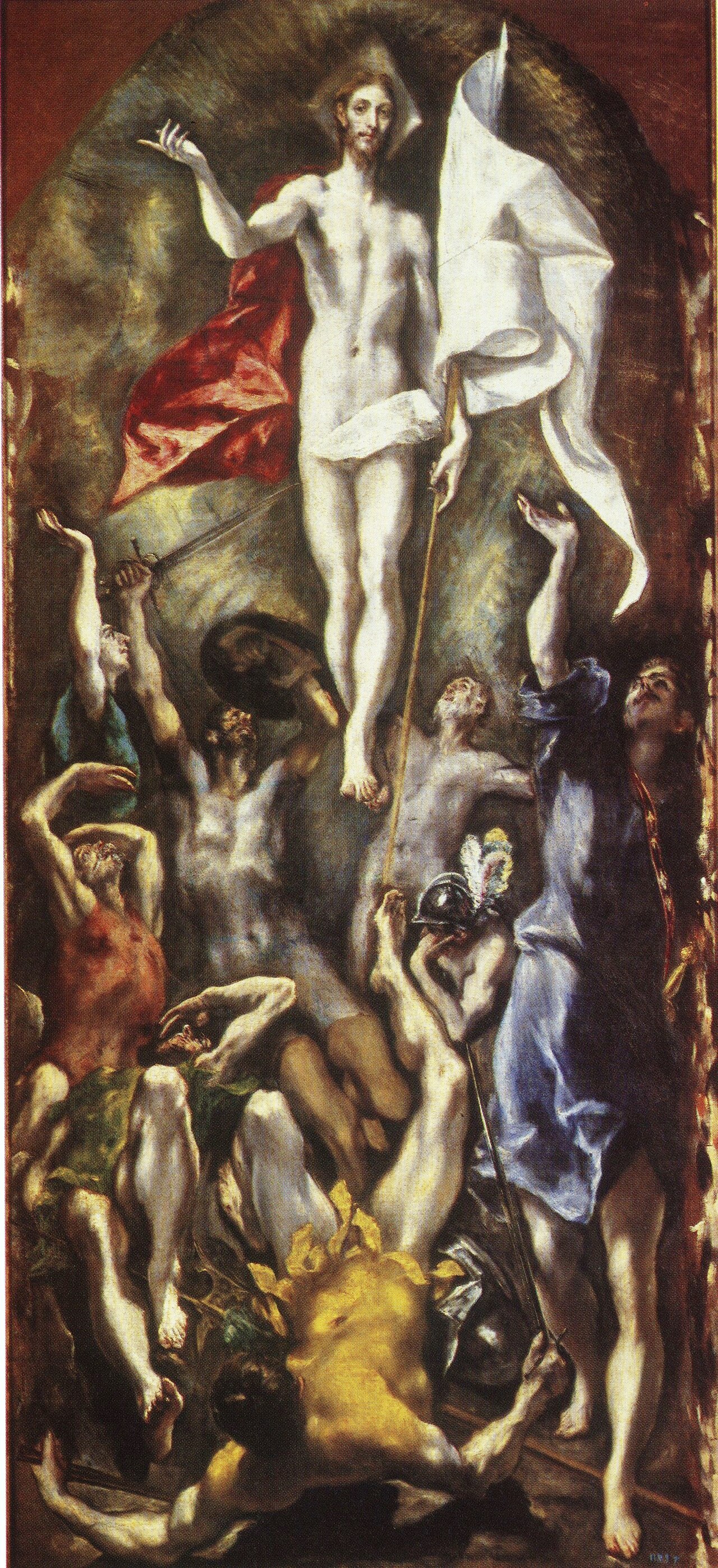 El Greco painting of the Resurrection of Christ