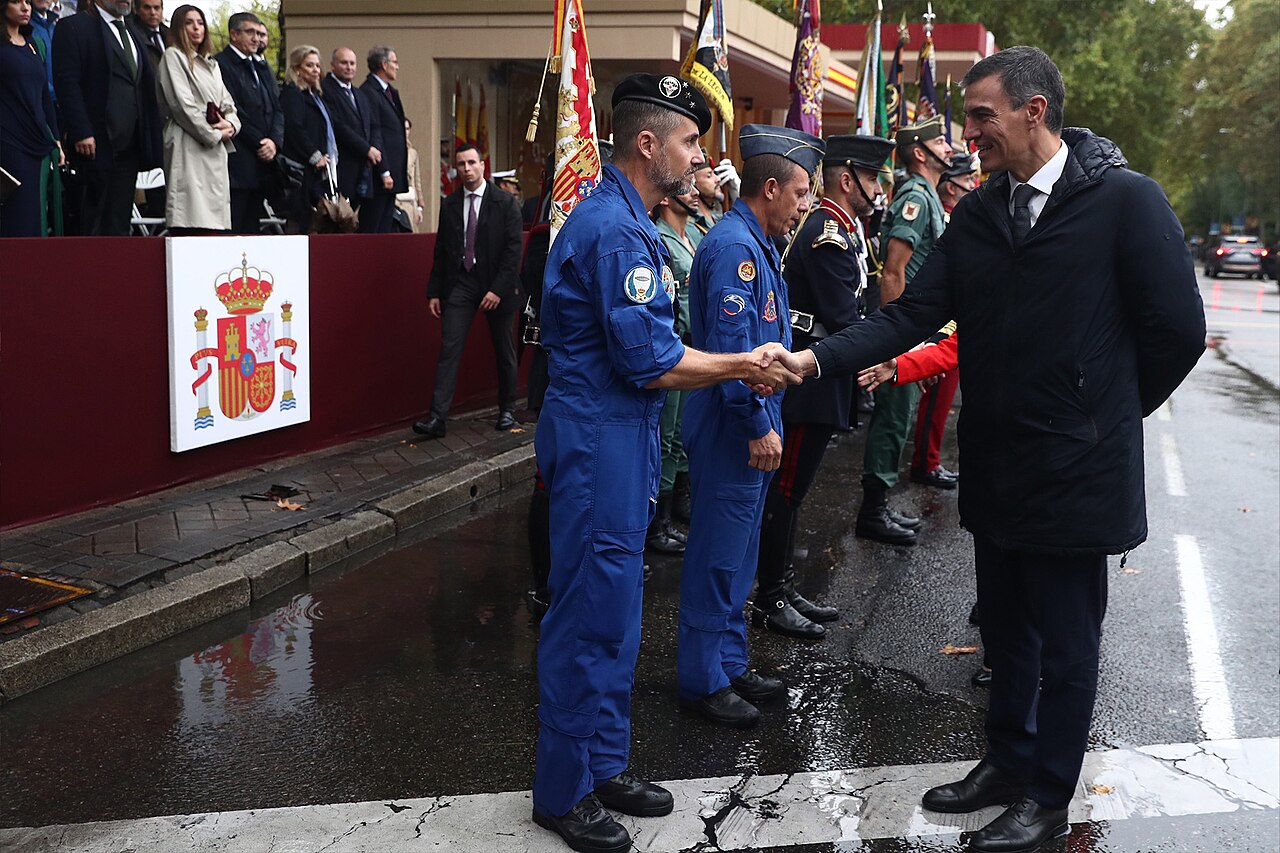 Ceremony on Spain's National Day